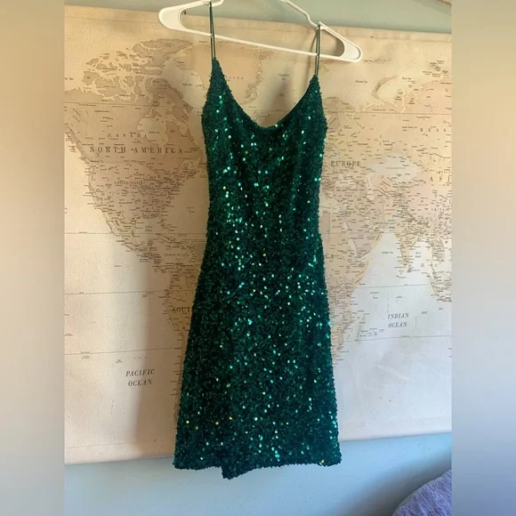B Darlin Dresses Bdarlin Spaghetti Strap Sequinembellished